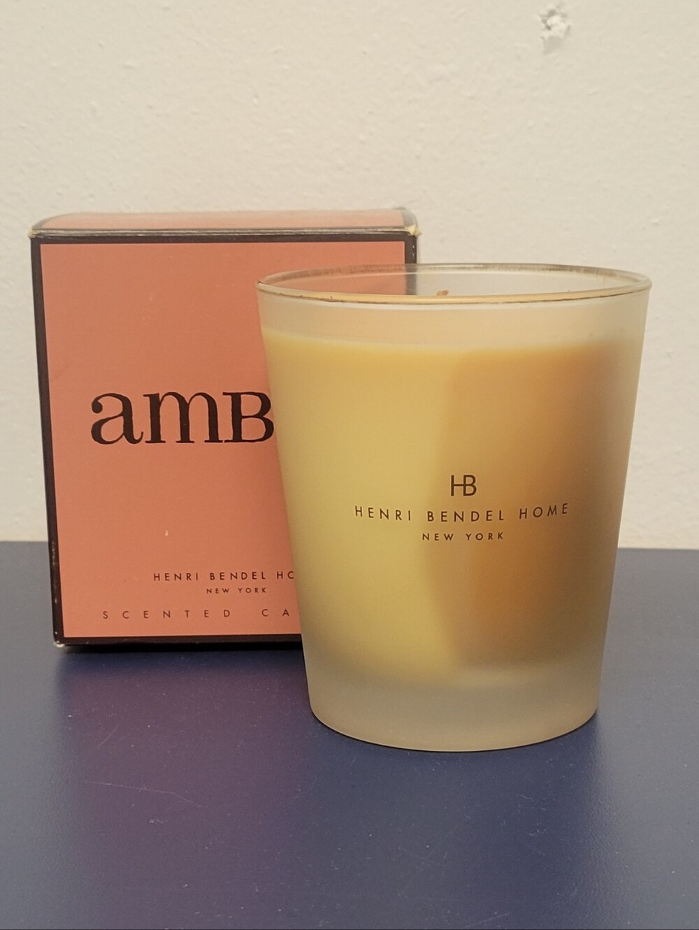 Vintage Discontinued Henri Bendel Amber Scented Candle